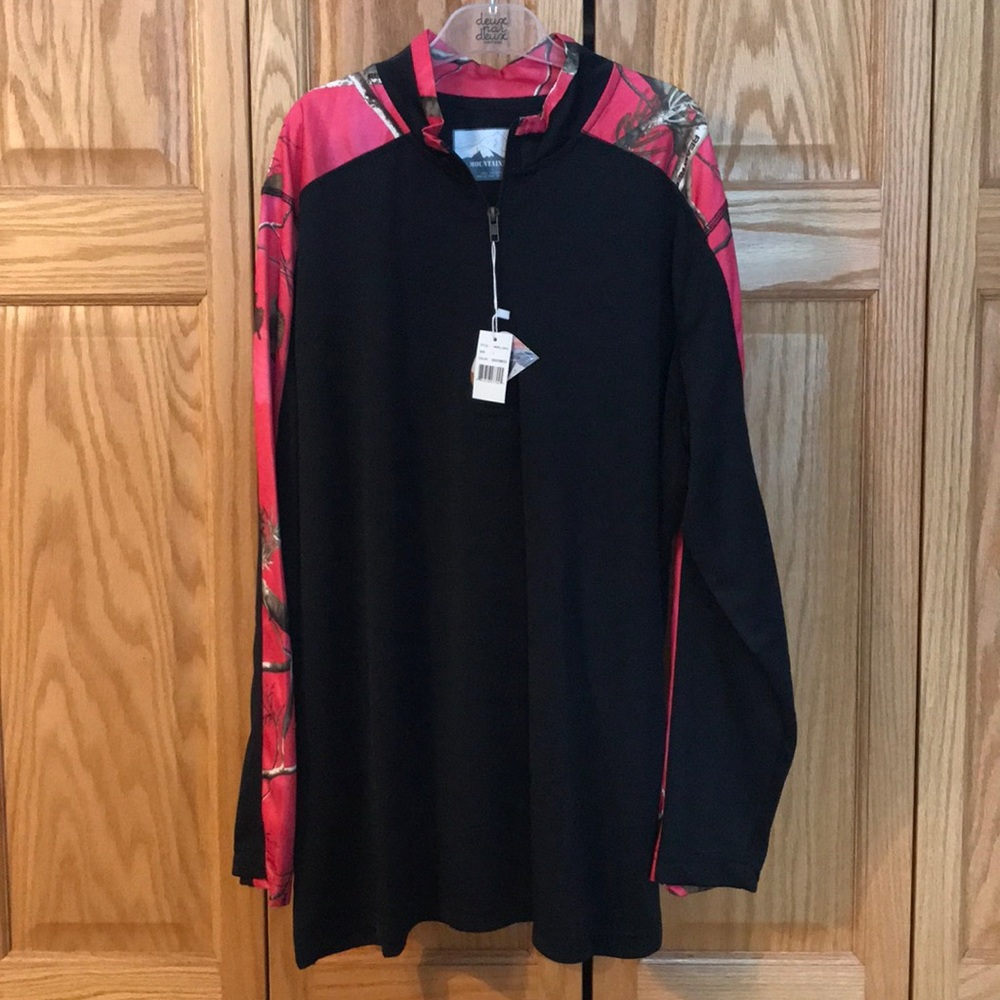 Mountainaire light weight long sleeve black/camo